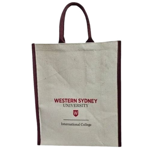 10 Kg Canvas Promotional Bag - Canvas, 14x16x4 Inch, Cream | Handles, Open Top, Everyday Use