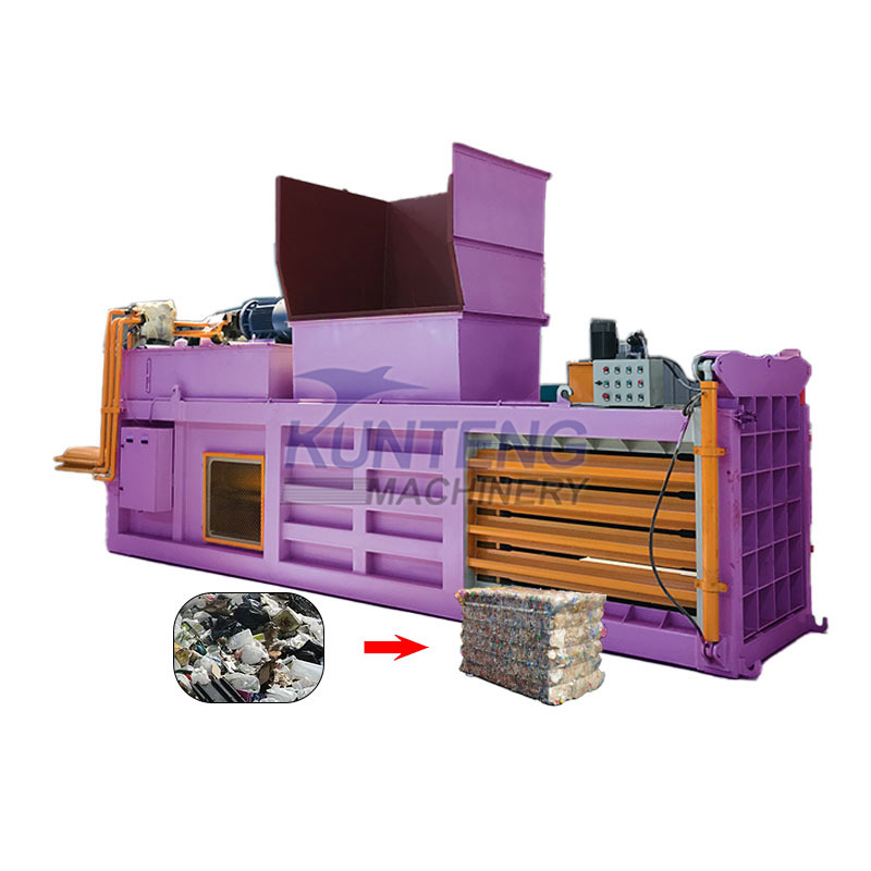 Automatic Hydraulic Garbage Baler - Capacity: 5-8 T/Hr