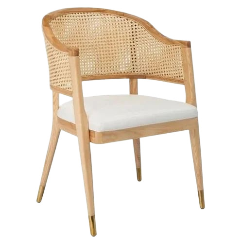 Beige Rattan Chair