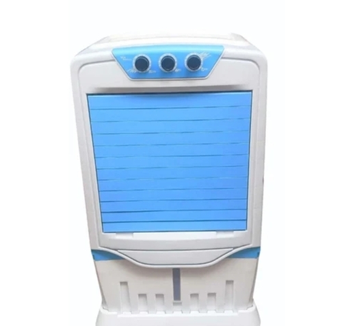 Blue 50L Desert Air Cooler - Plastic, Blue, 220V | Large Water Tank, Portable, Low Noise, Energy Efficient