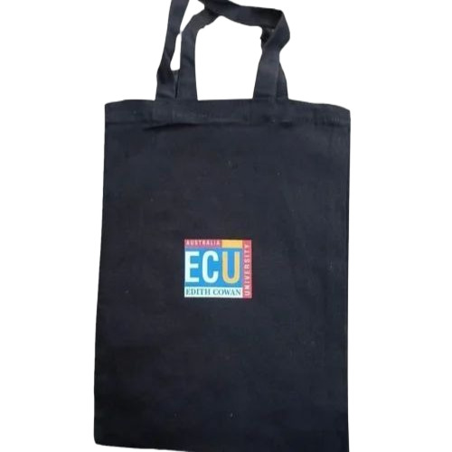 Blue Printed Cotton Carry Bag
