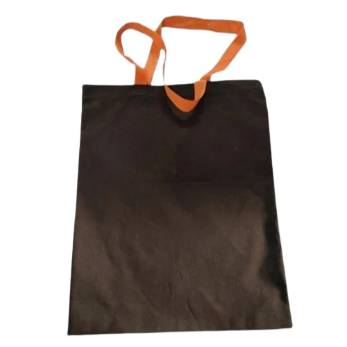 Brown Plain Cotton Carry Bag
