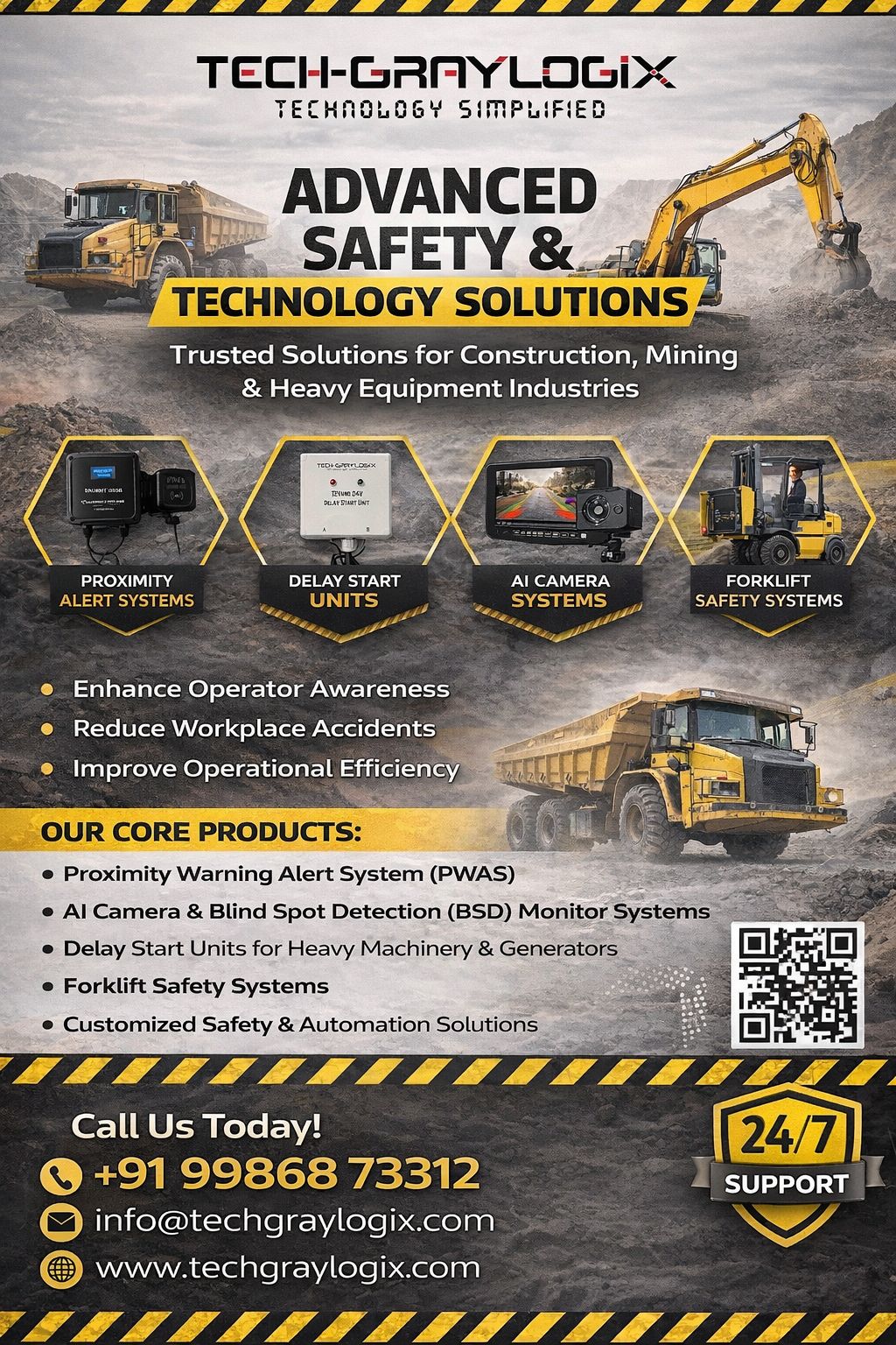 Collision Avoidance System For Heavy Equipments