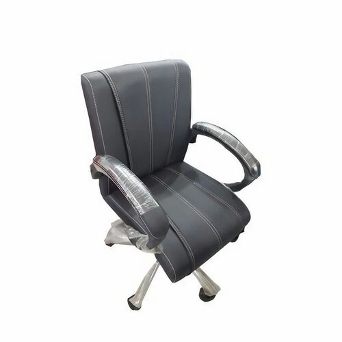 Comfortable Modern Executive Office Chair - Standard Size, Black | Durable, Easy to Clean, Eco-Friendly, Stylish, Long Lasting