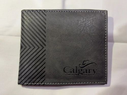 Gray Mens Rexine Wallets