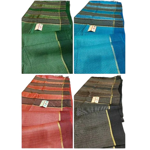 Handloom Tussar Silk Sarees With All Over Weaving