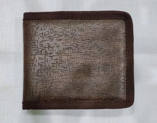 Mens Rexine Wallets - Rexine, Standard Size, Brown | Eco-Friendly, Soft, Rectangular, Plain Texture, Stylish, Long Lasting