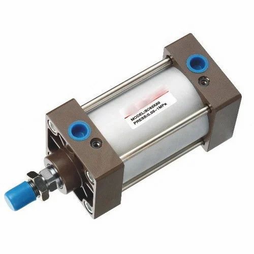 Pneumatic SC Cylinders - Stainless Steel, Standard Size, Grey | Durable, Fine Finished, 1.35 MPA Pressure