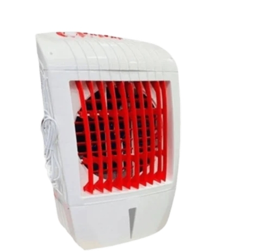 Red 10L Desert Air Cooler - Plastic, Blue Exterior, 220V | High Airflow, Large Water Tank, Energy Efficient, Portable, Low Noise