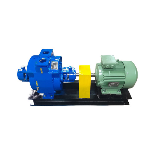Single Stage Water Ring Vacuum Pump - Metal, Multicolor | Base Mounted, Efficient Vacuum Generation