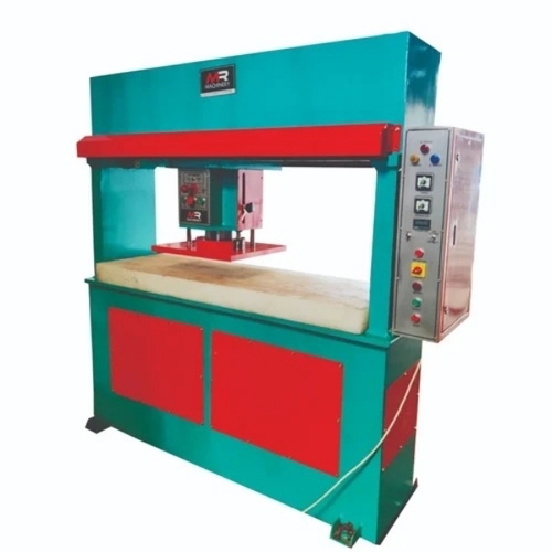 25 Ton Travel Head Clicker Press - Steel, 65x20 Inch Working Area, Silver | 440V, 1 Year Warranty