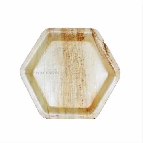 Areca 10 Inch Hexagon Plate