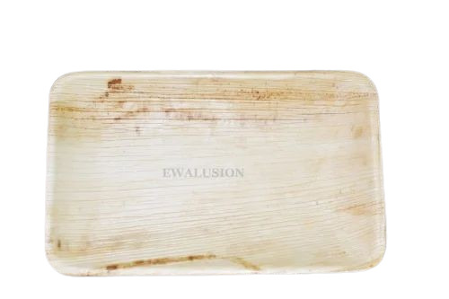 Areca 9.5x6.5 Inch Rectangle Plate