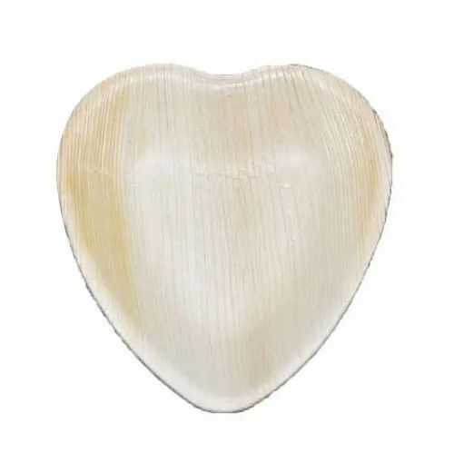 Areca Heart Deep Shaped Plate