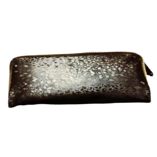 Brown Zipper Jewelry Bag - Rexine, 6.5x5 Inch, Brown | Multifunctional Rectangular Jewelry Storage