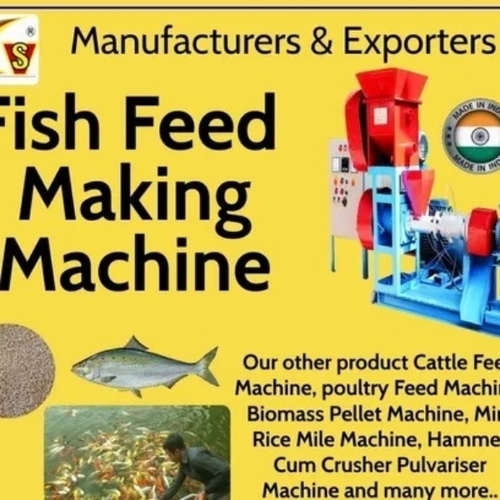 Floating Fish Feed Machine - Fish Feed Production Machine - Sanjivani Agro Machinery.