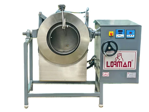 Grain Roasting Machine - Stainless Steel SS 304 & 430 50 kg/h Capacity PLC Control | Eco Friendly High Efficiency Low Noise