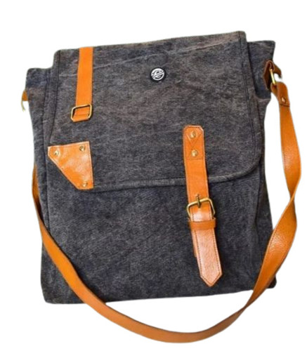Ladies Grey Jute Shopping Bag