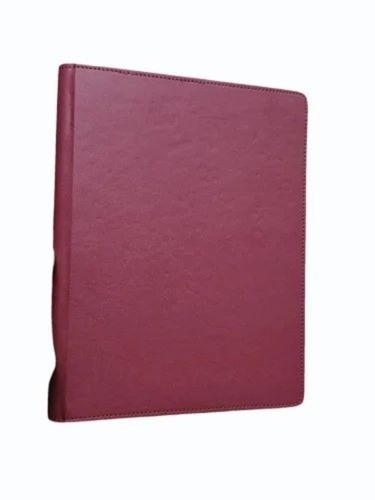 Leather Menu Folder - Leather A4 Brown, Zipper Closure, Handmade, Customized Box Packaging