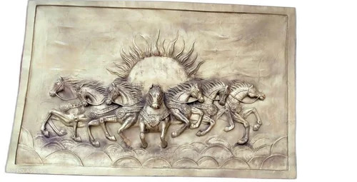 Seven Horse Golden Wall Mural