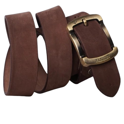 40 Inches Brown Men Genuine Leather Belt