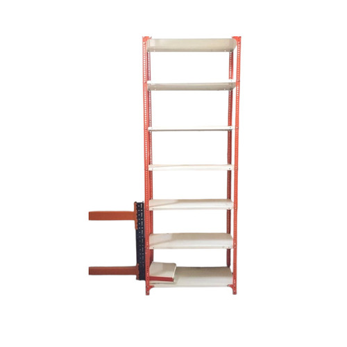 8 Feet MS Slotted Angle Rack