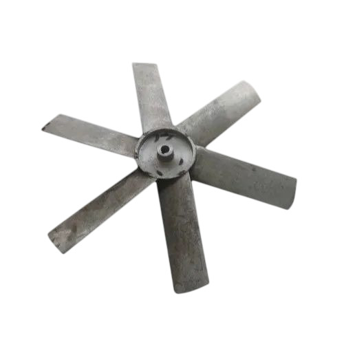 Aluminium Man Cooler Fan Blade - Aluminium, 10 Inch, 6 Wing, Electric Power | Polished Surface, Heavy Duty Industrial Use, 1 Year Warranty