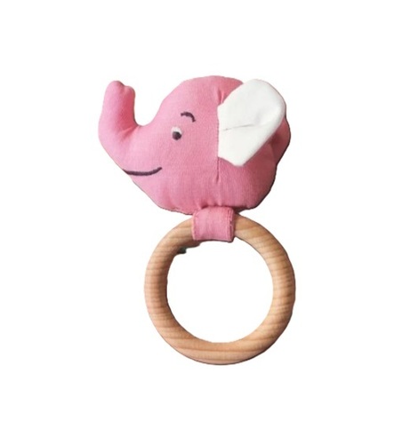 Baby Elephant Wooden Teether