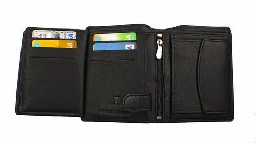 Black Stylist Leather Men Wallet