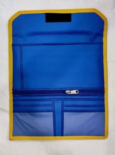 Blue Cheque Book Holder