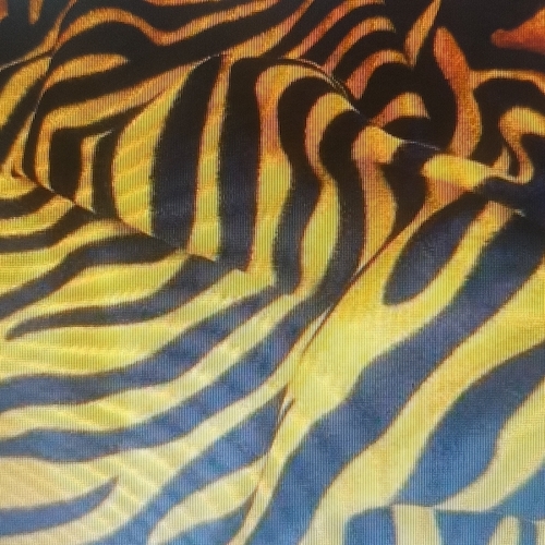 Bright Raising Printed Velvet Fabric