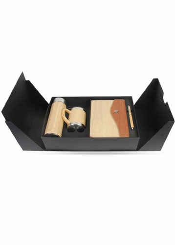 Brown Color Corporate Gift Set - Rectangular Standard Size Box Packaging Stylist Eco Friendly