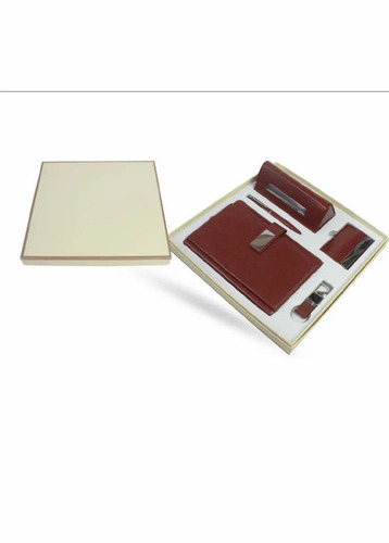 Brown Plain Corporate Gift Set
