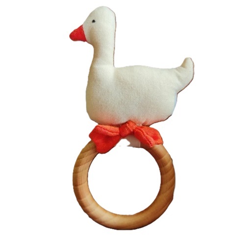 Goose Wooden Teether