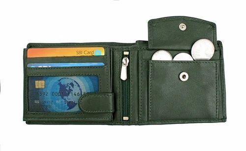 Green Stylist Leather Men Wallet