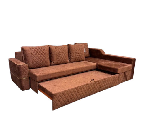 L Shaped 3 Fold Sofa Cum Bed