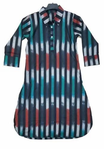 Ladies Ikkat Pathani Kurta