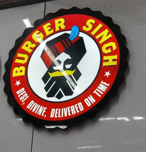 Led Blockout Acrylic Sign Board