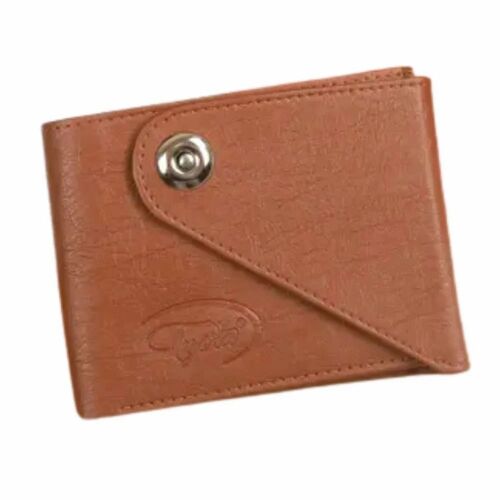 Men Peach Leather Wallet