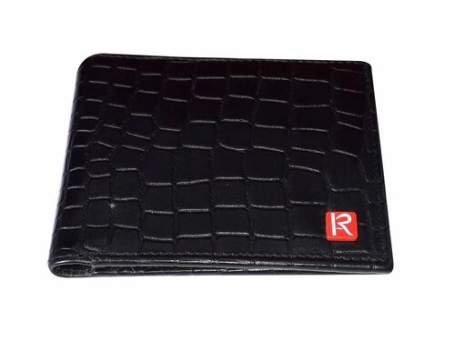 Mens Black Leather Wallet