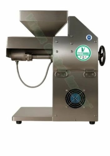 Mustard Oil Mill Machinery - 304 Stainless Steel, Silver, 1 Ton/Day, Automatic, 3 HP, 72 RPM