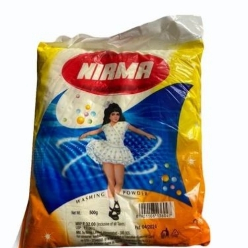 Nirma Washing Powder - 500 gm, White | Eco-Friendly Detergent for Dishwasher, Normal Temperature