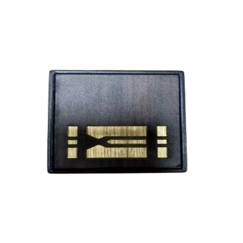 Plastic Ring Jewelry Box - Plastic, 2.75x2.75 Inch, Brown | Square Shape, Polished Smooth Finish, Multifunction