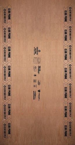 Rectangular Centuryply Club Prime Plywood - Hardwood, 6x4 ft, 19mm , Anti Cracking, Strong Screw Holding, Smooth Finish