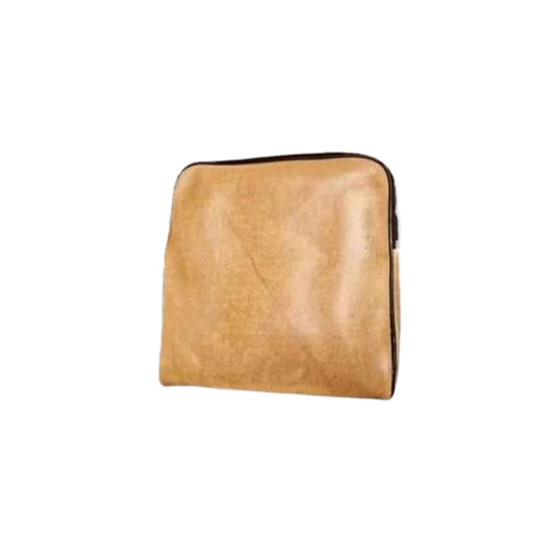 Rexine Brown Jewellery Pouch