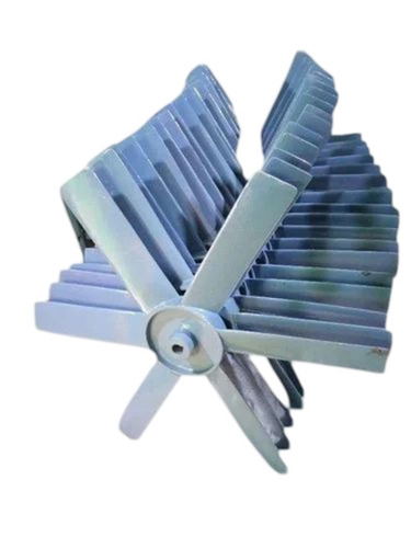 Silver Aluminium Cooler Fan Blade 