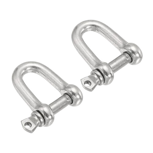 Silver Stainless Steel Shackles