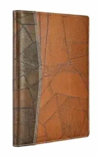 Tan Brown Pu Leather File Folder