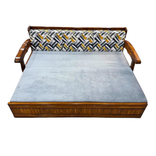 Teakwood Sofa Cum Bed
