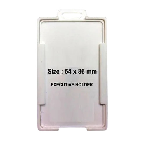 White Executive Id Card Holder